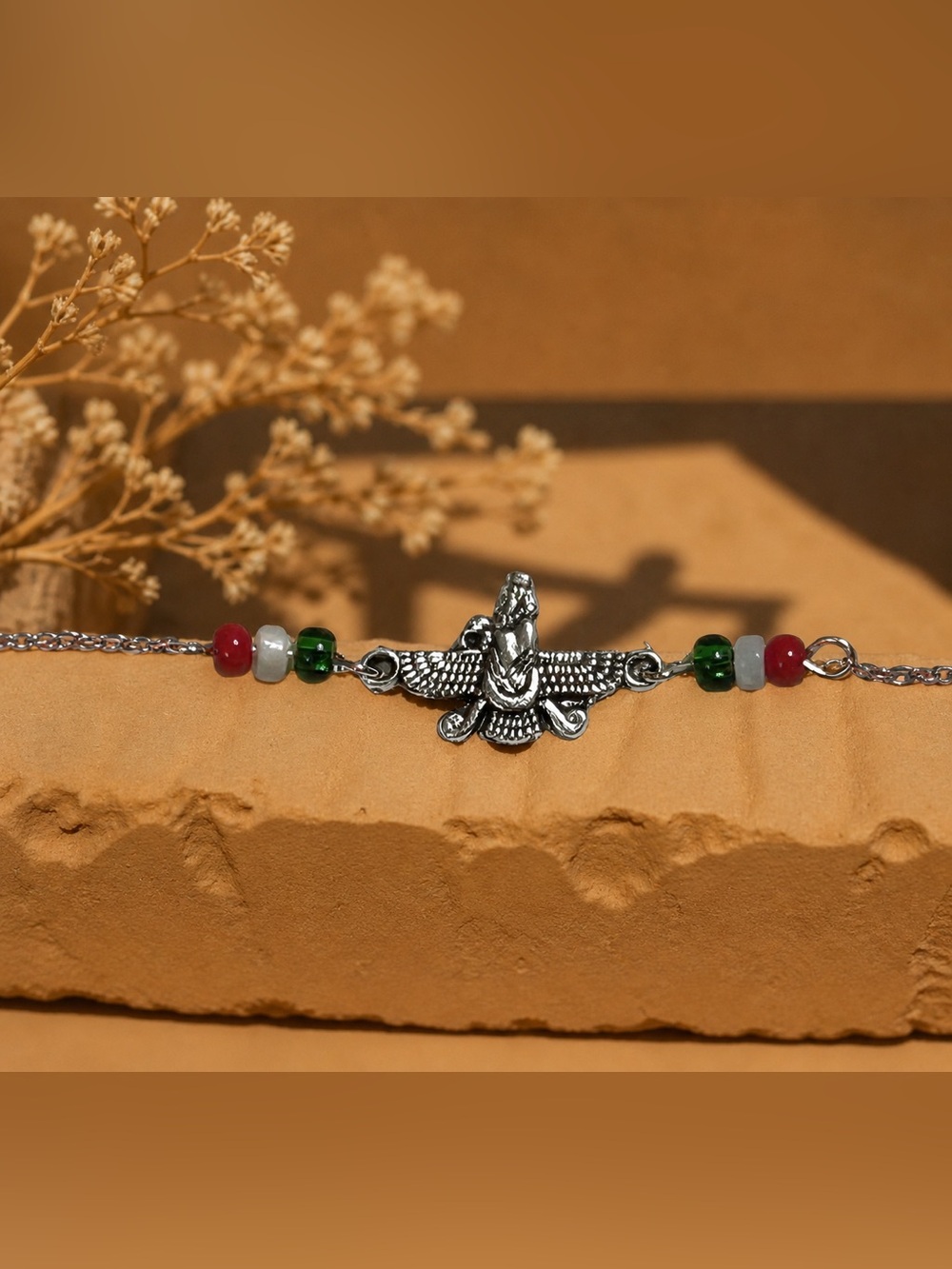 Farvahar Necklace, Delicate Chain, Persian Symbol Jewelry, Spiritual Gift